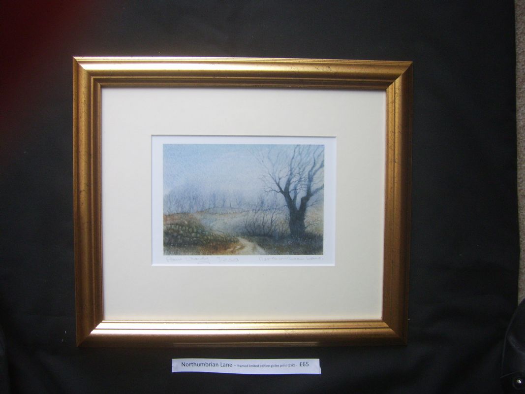 Limited edition giclee print - 250. Landscape of a Northumbrian Lane